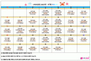 2025년 7월 프로그램 일정표